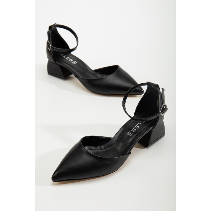 Kadın 3 cm Topuklu Günlük Yazlık Ayakkabı Siyah