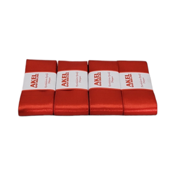 Saten Kurdele 6 cm Kırmızı 4x10 m