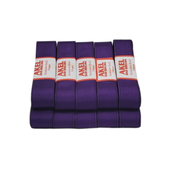 Grogren Kurdele 3 cm Mor 10x10 m