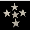 Strafor Yıldız 5li Gümüş 14x14