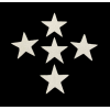 Strafor Yıldız 5li Beyaz 14x14
