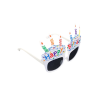 Happy Birthday Parti Gözlüğü Mumlu Beyaz GMS-4004 A