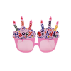 Happy Birthday Parti Gözlüğü Mumlu Pembe GMS-4004 B