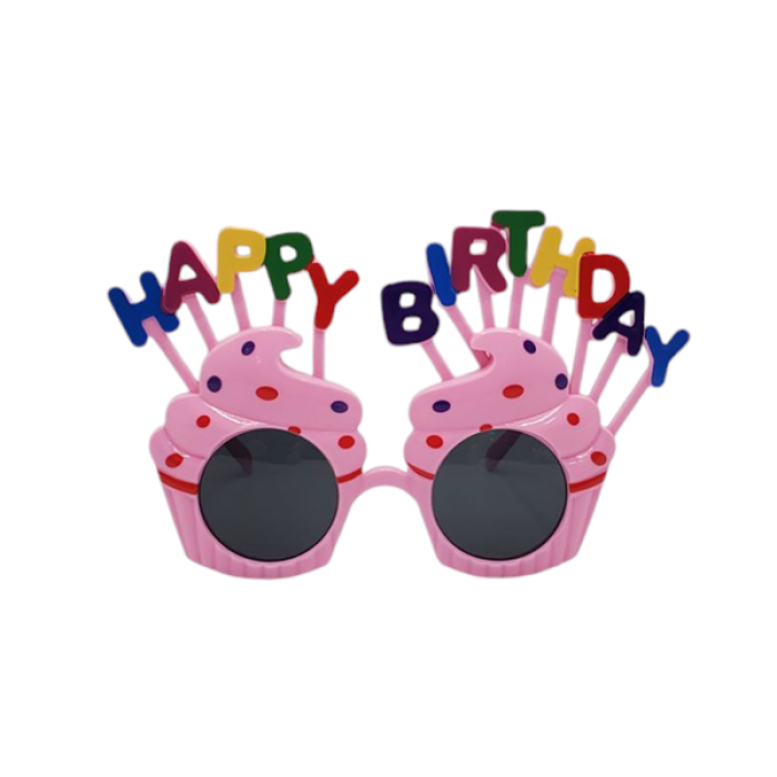 Happy Birthday Parti Gözlüğü Pembe GMS-4000 A