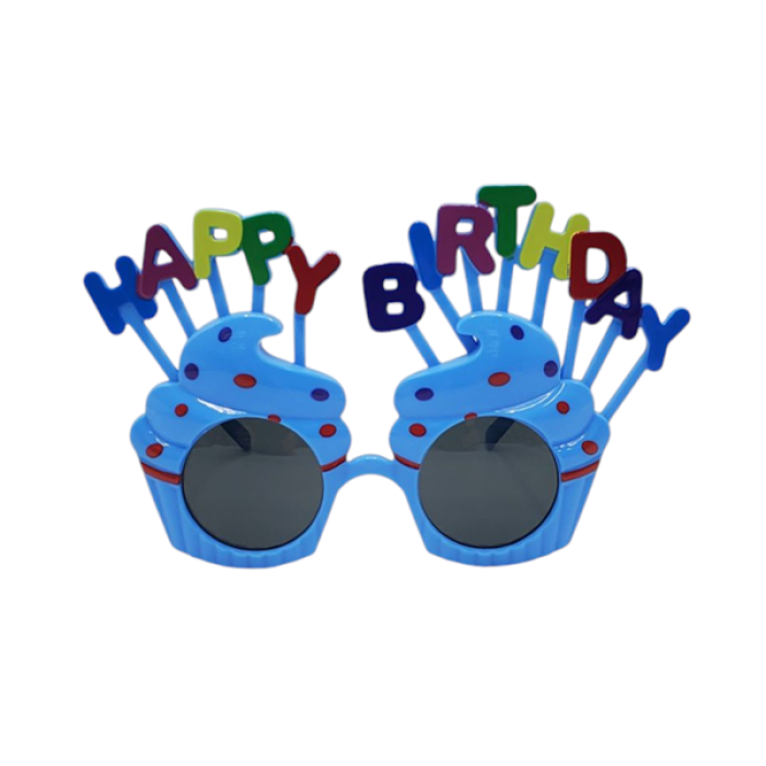 Happy Birthday Parti Gözlüğü Mavi GMS-4000 B