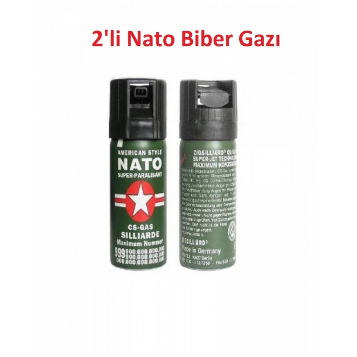 Nato Biber Gazı  Sprey 5 Adet Birden