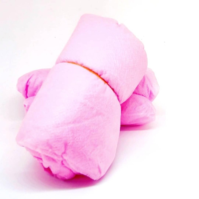 Pembe Sedye Örtüsü Tek Kullanımlık Lastikli 50 Adet