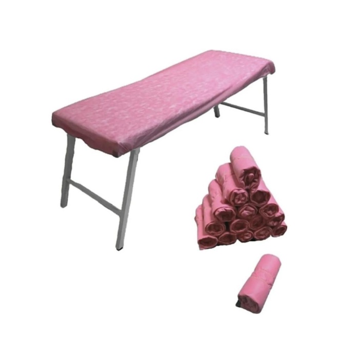 Pembe Sedye Örtüsü Tek Kullanımlık Lastikli 50 Adet