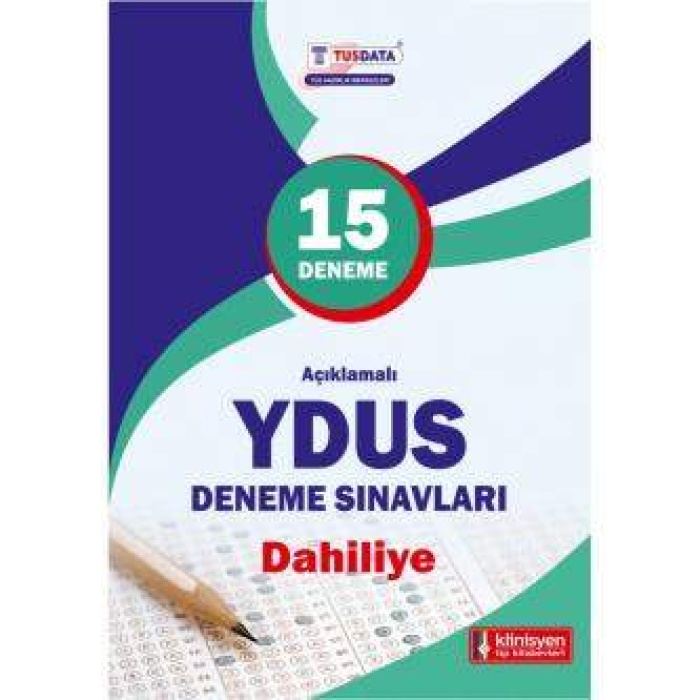 YDUS AÇIKLAMALI DAHİLİYE 15 DENEME KİTABI