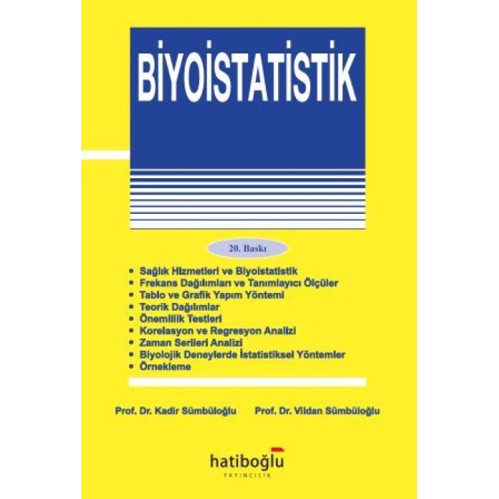 BİYOİSTATİSTİK