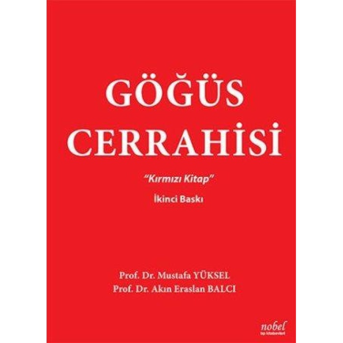 GÖĞÜS CERRAHİSİ KIRMIZI KİTAP