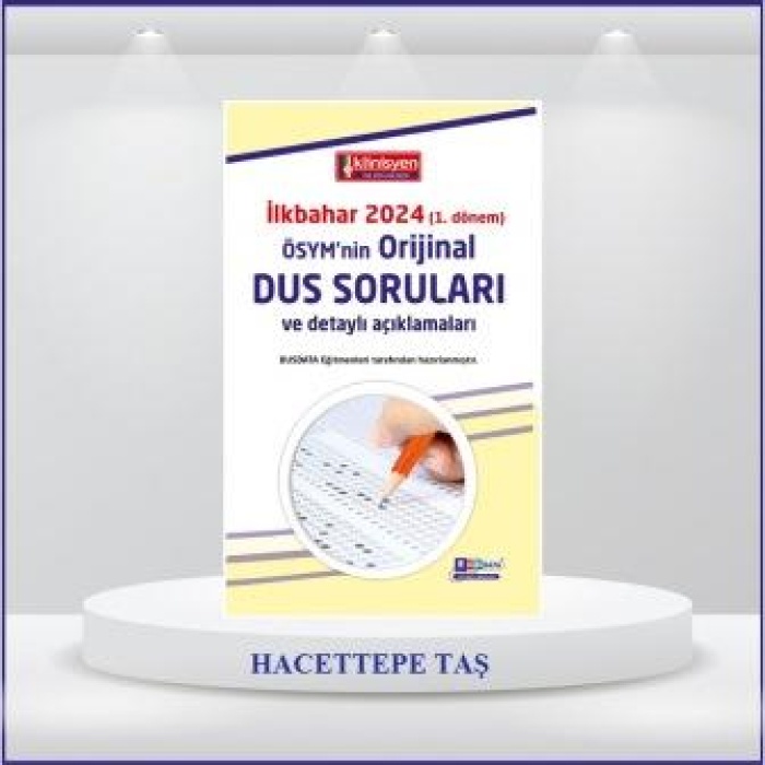 DUS SORULARI - ÖSYMNİN ORİJİNAL İLKBAHAR 2024