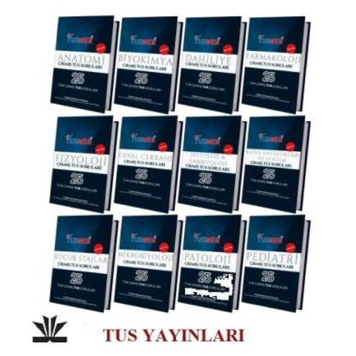 TUS 25 YILIN ÇIKMIŞ SORU KİTAP SETİ
