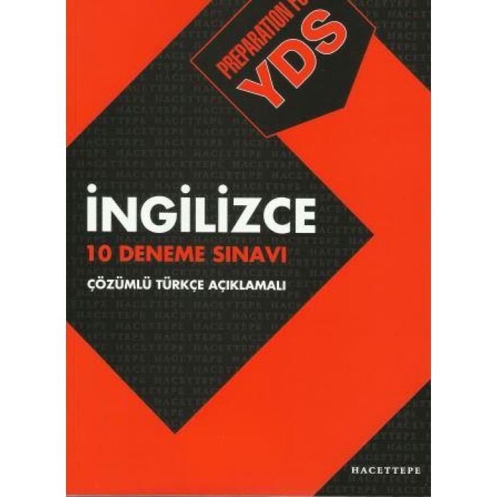 PREPARATION For YDS İngilizce 10 Deneme Sınavı