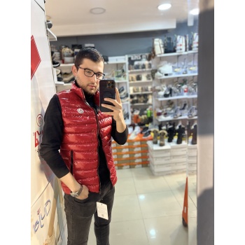 Moncler Erkek Parlak Yelek