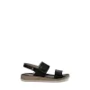 Polaris 166241 Kadın Düz Hakiki Deri Comfort Sandalet