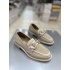 Hco Triko Model Taşlı Şık Kadın Loafer Ayakkabı