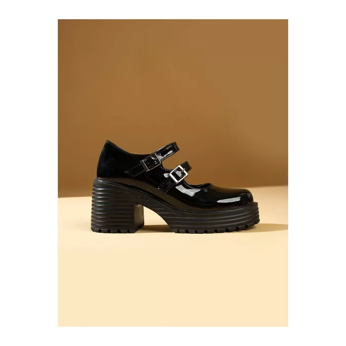 Hco Kemerli Kadın Topuklu Loafer