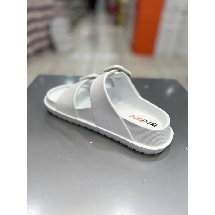 Akınal Bella Çift Toka Unisex Terlik