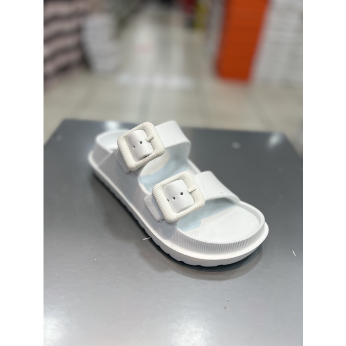 Akınal Bella Çift Toka Unisex Terlik