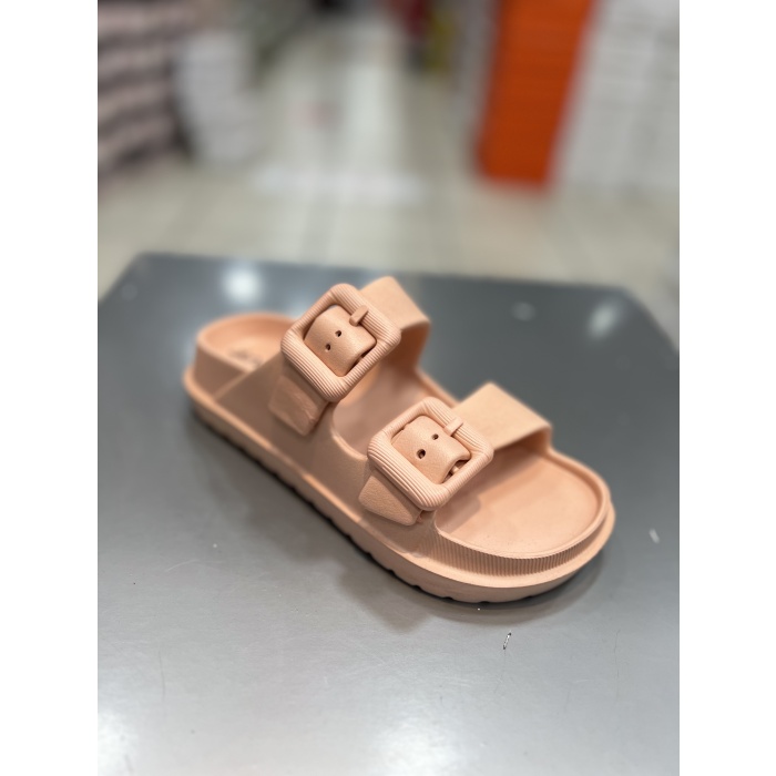 Akınal Bella Çift Toka Unisex Terlik