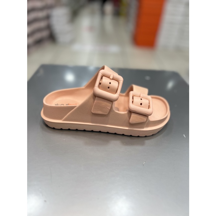 Akınal Bella Çift Toka Unisex Terlik