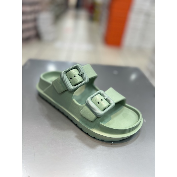 Akınal Bella Çift Toka Unisex Terlik