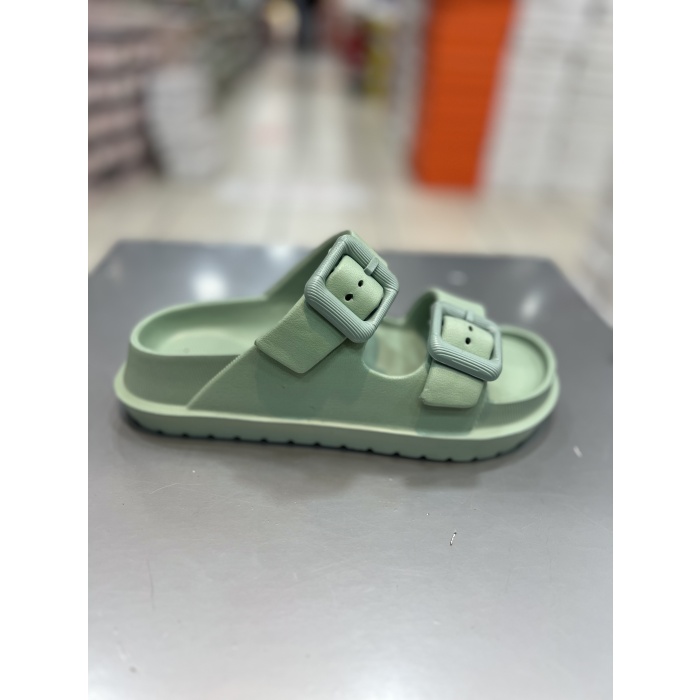 Akınal Bella Çift Toka Unisex Terlik