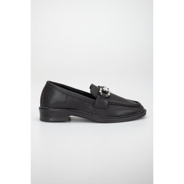 Hco Taşlı Kadın Loafer Babet