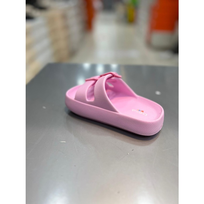 Akınal Bella Çift Toka Patik Unisex Çocuk Terlik