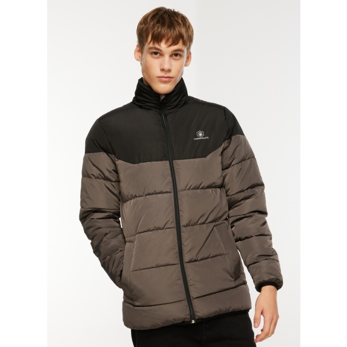 Lumberjack M-ADALBERT COLORBLOCK COAT Erkek Dik Yaka Mont