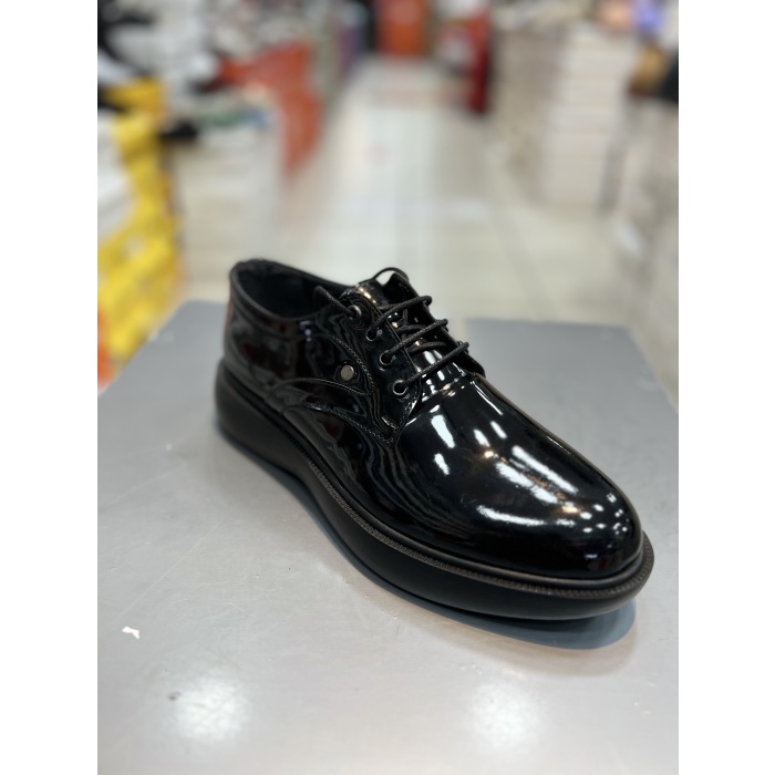 Hacıoğlu Shoes Yüksek Taban Lazerli Model Erkek Klasik Ayakkabı
