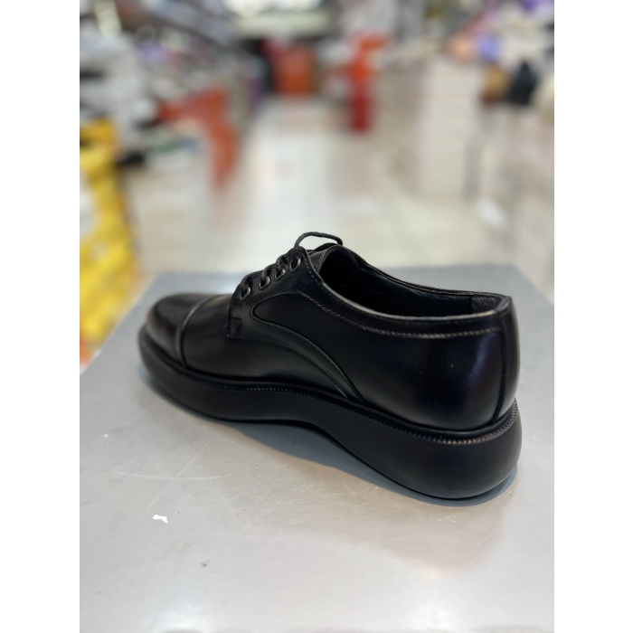 Hacıoğlu Shoes Yüksek Taban Lazerli Model Erkek Klasik Ayakkabı