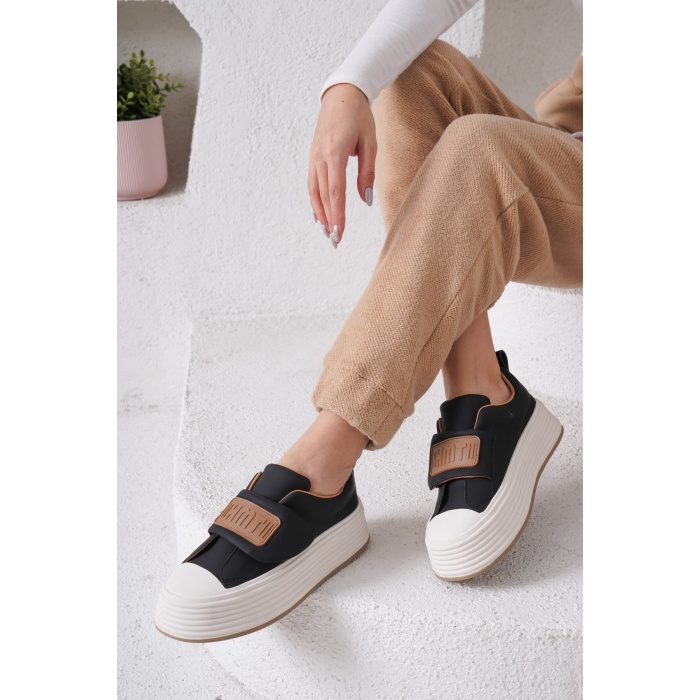 Guja Cırtlı İthal Kadın Rahat Günlük Sneakers