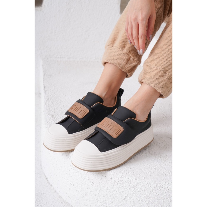Guja Cırtlı İthal Kadın Rahat Günlük Sneakers