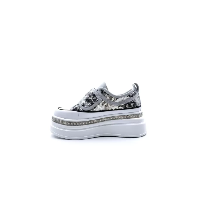 Guja İthal Pullu Taşlı Kadın Yüksek Taban Sneakers
