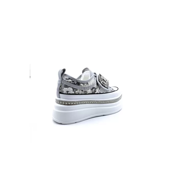 Guja İthal Pullu Taşlı Kadın Yüksek Taban Sneakers