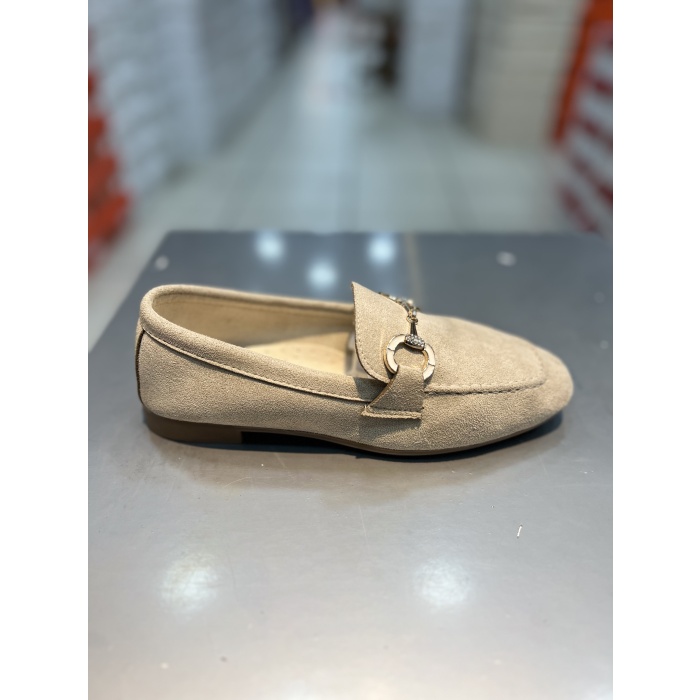 Serrace Küt Kalıp Kadın  Loafer Babet