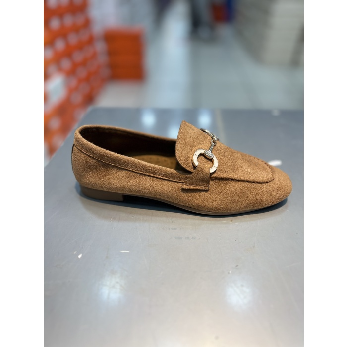 Serrace Küt Kalıp Kadın  Loafer Babet