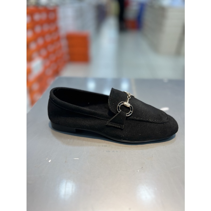 Serrace Küt Kalıp Kadın  Loafer Babet