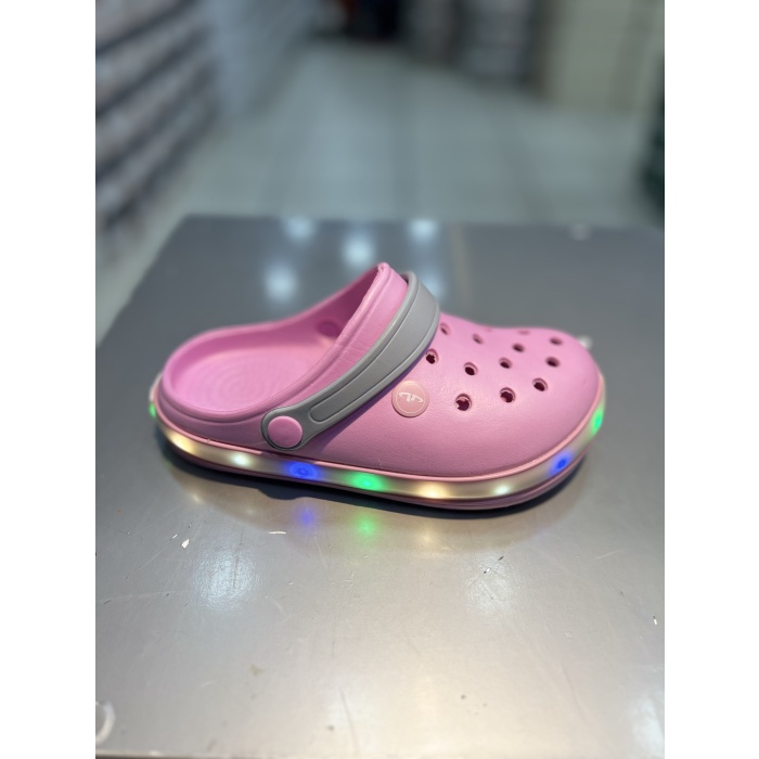 Akınal Bella 31-35  Unisex Işıklı Önü Kapalı Çocuk Terlik