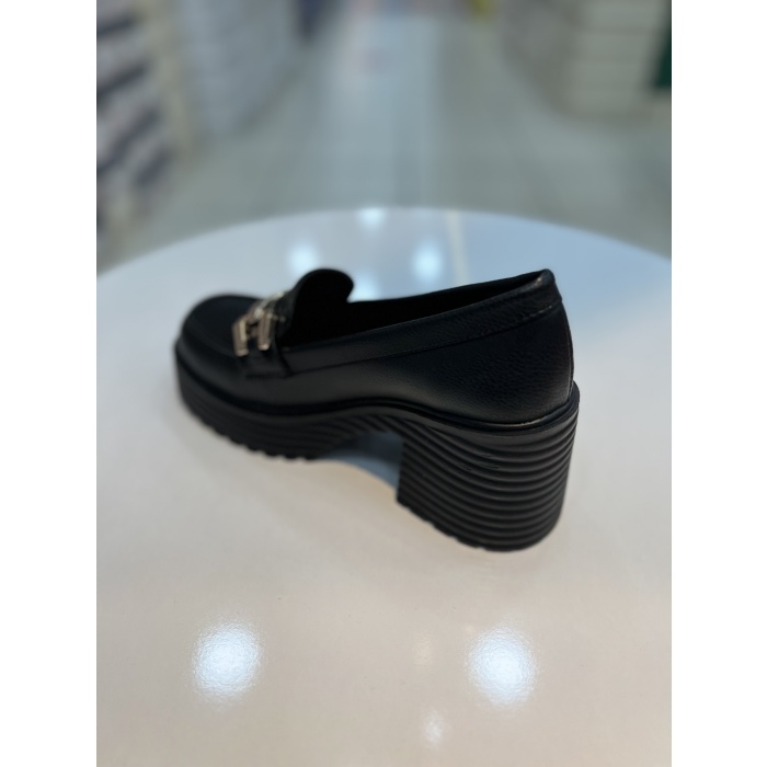 Hco Topuklu Tokalı Kadın Loafer Ayakkabı