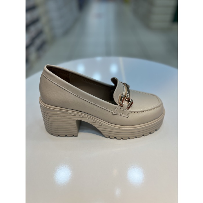 Hco Topuklu Tokalı Kadın Loafer Ayakkabı
