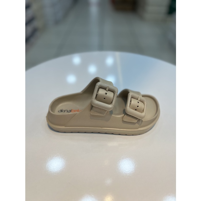 Akınal Bella Çift Toka Unisex Terlik