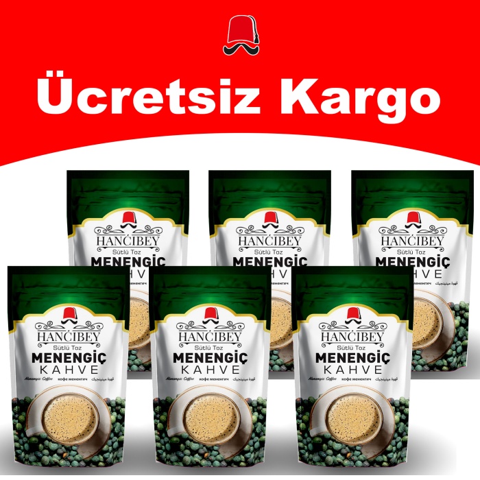 6 lı Sütlü Toz Menengiç Kahvesi 150g