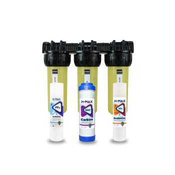 Craper Tortu ve Klor Önleyici 10 inç 3lü Daire Girişi Arıtma Cihazı - 0031