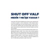 Su Arıtma Cihazları İçin Quick Girişli Shut off Valf Vana - 0099
