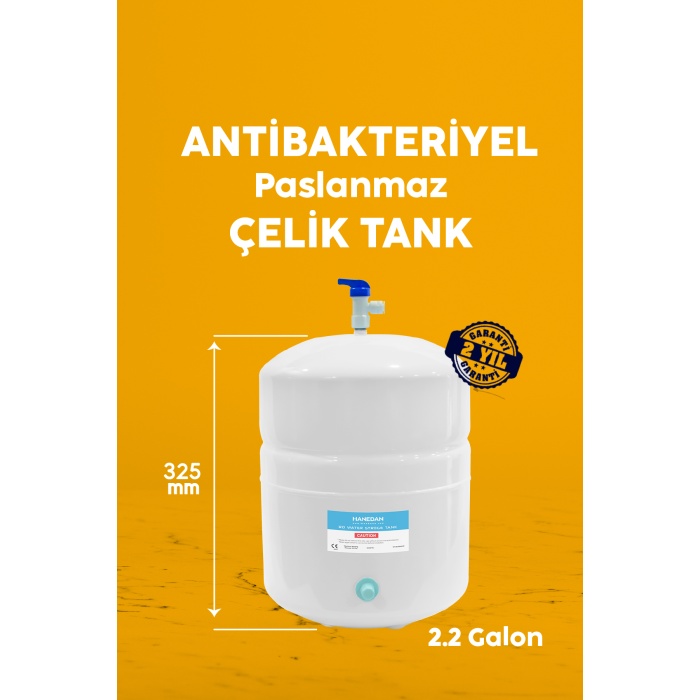 Dionys 7 Filtreli Standart Membranlı 9 Litre Çelik Tanklı Açık Kasa Su Arıtma Cihazı - 0027