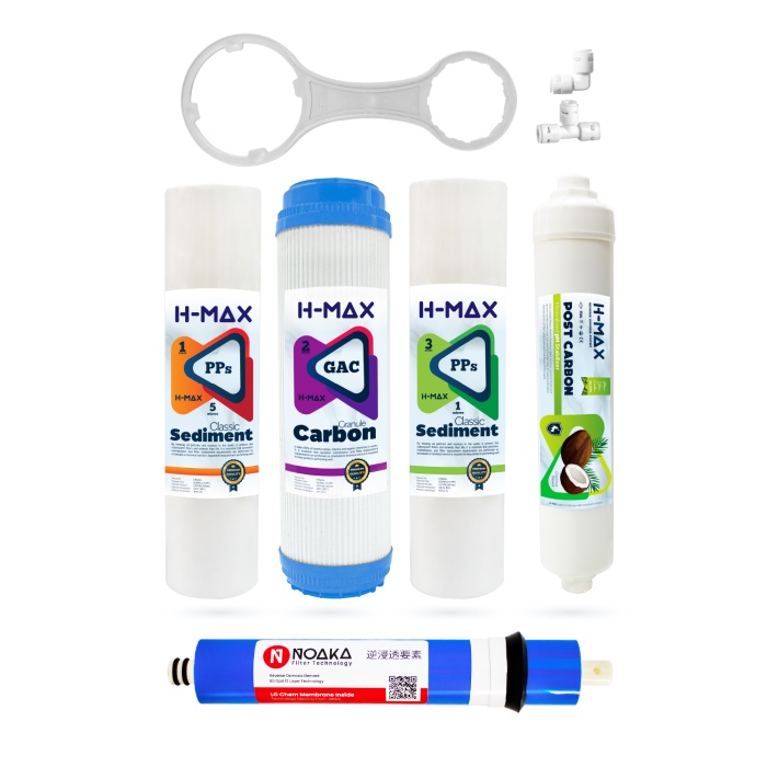H-max LG Noaka Membranlı Açık Kasa Su Arıtma 5li Filtre Seti - 0036