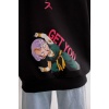 Anime Dragon Ball Z Get You Siyah Kapüşonlu Sweatshirt